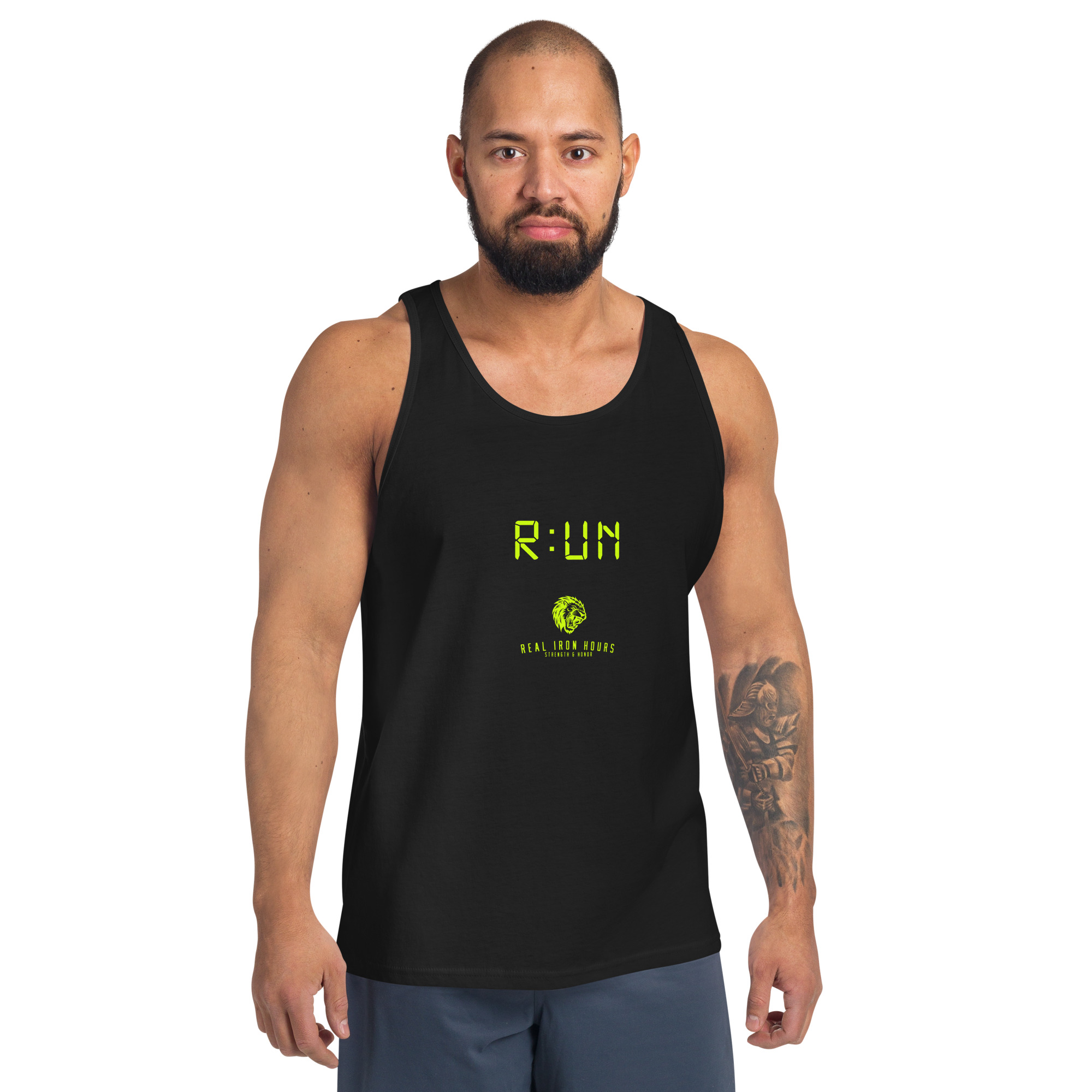 Time To Run Unisex Tank Top - Image 2