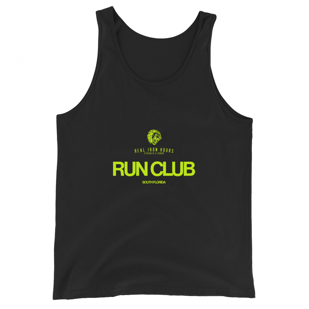 Real Iron Hours Run Club Unisex Tank Top