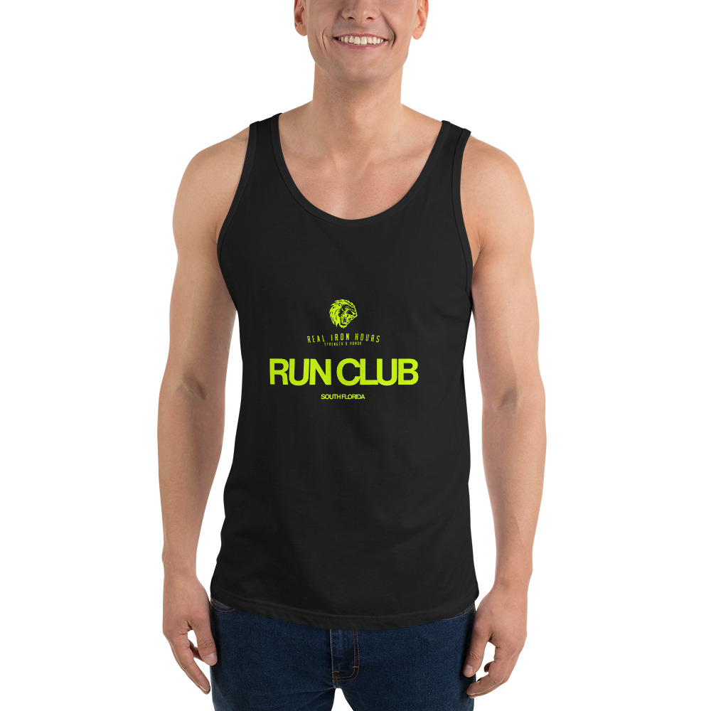 Real Iron Hours Run Club Unisex Tank Top - Image 5